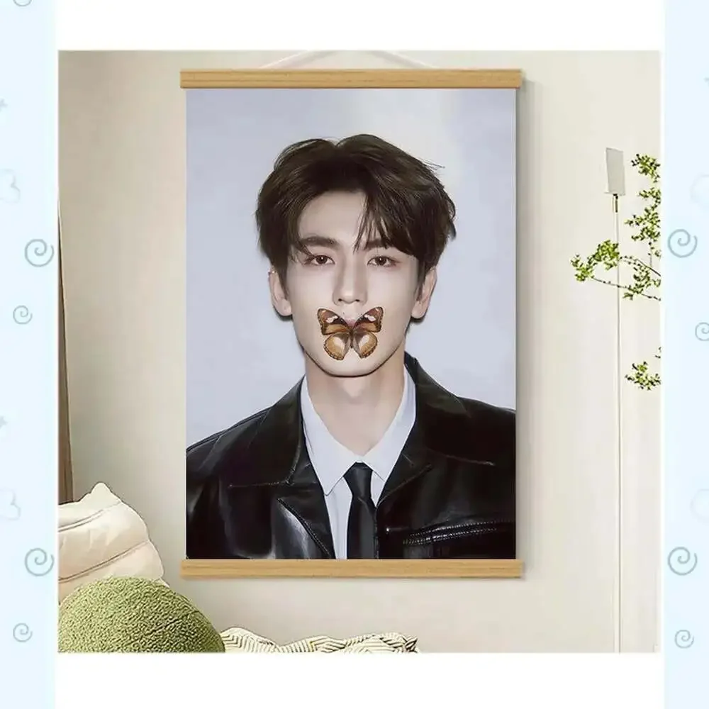 free US shipping Zhang Linghe Poster Scroll Hanging Painting,30*40Cm Elegant Wa